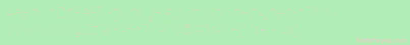 MalinaUltralight Font – Pink Fonts on Green Background