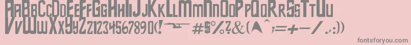 More about StarSeries Font StarSeries Font – Gray Fonts on Pink Background