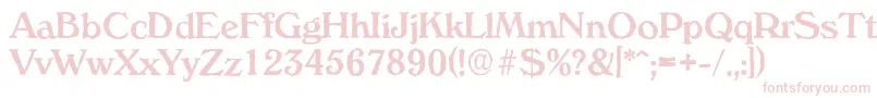 VeronaantiqueMediumRegular Font – Pink Fonts on White Background