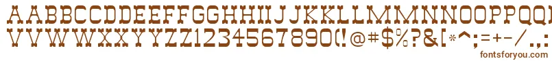 Wildwest Font – Brown Fonts