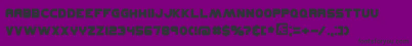 KickflipBrk Font – Black Fonts on Purple Background