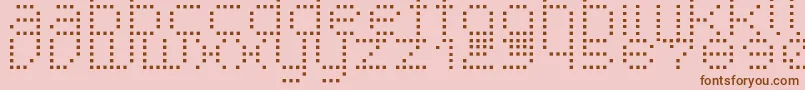 SuperpoiR Font – Brown Fonts on Pink Background