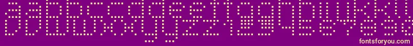 SuperpoiR Font – Yellow Fonts on Purple Background