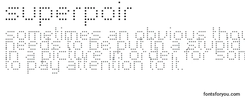 SuperpoiR Font