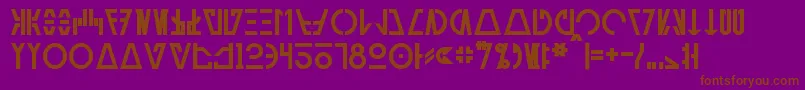 Más sobre la fuente AurebeshCantinaBold fuente AurebeshCantinaBold – Fuentes Marrones Sobre Fondo Morado