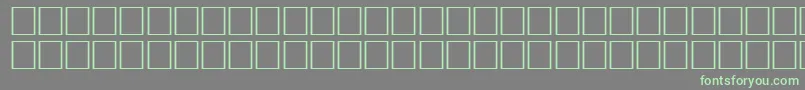 Шрифт Korgene1 – зелёные шрифты на сером фоне