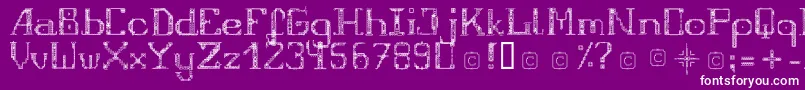 More about FragileRegular12 Font FragileRegular12 Font – White Fonts on Purple Background