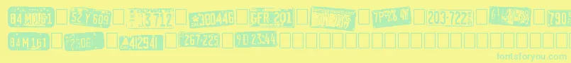 More about CalifornianCars Font CalifornianCars Font – Green Fonts on Yellow Background