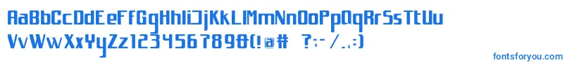Шрифт Spacejunk.Xl – синие шрифты