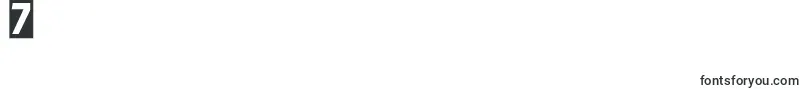 BlackStreamer Font – Fonts for Digit 7