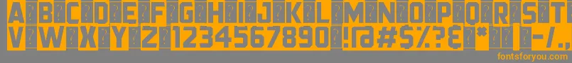 Lisätietoja BlackStreamer-fontista BlackStreamer-fontti – oranssit fontit harmaalla taustalla
