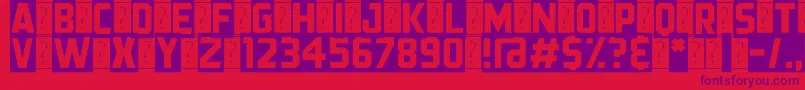 fuente BlackStreamer – Fuentes Moradas Sobre Fondo Rojo