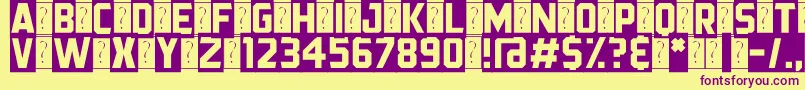 Lisätietoja BlackStreamer-fontista BlackStreamer-fontti – violetit fontit keltaisella taustalla