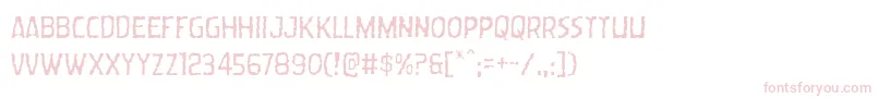 Wormcuisinelight Font – Pink Fonts on White Background