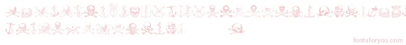 Piratestwo-Schriftart – Rosa Schriften