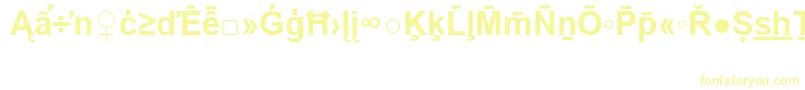 Weitere Informationen zur ArialSpecialG2Bold-Schriftart ArialSpecialG2Bold-Schriftart – Gelbe Schriften