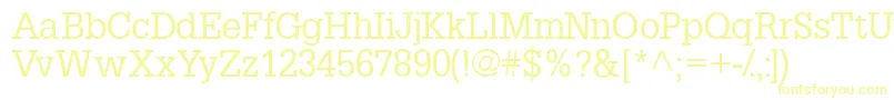 Шрифт Installationssk – жёлтые шрифты