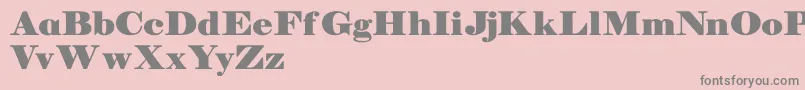 Manuelldemo Font – Gray Fonts on Pink Background