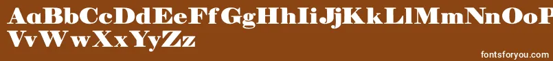 Manuelldemo Font – White Fonts on Brown Background