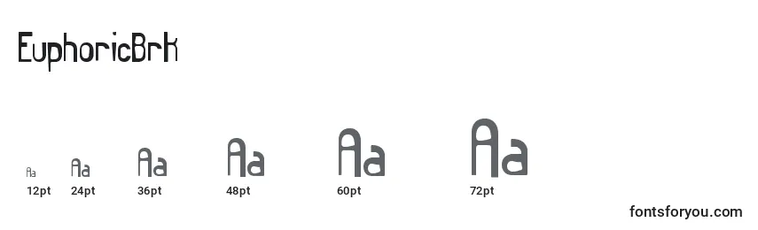 EuphoricBrk Font Sizes