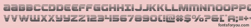 Ozdagrad Font – Black Fonts on Pink Background