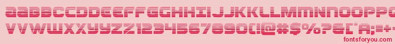 Ozdagrad Font – Red Fonts on Pink Background