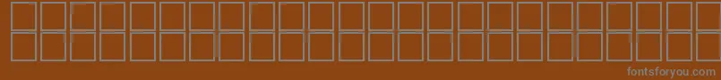 AlKharashi9 Font – Gray Fonts on Brown Background