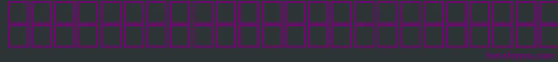 Шрифт AlKharashi9 – фиолетовые шрифты на чёрном фоне