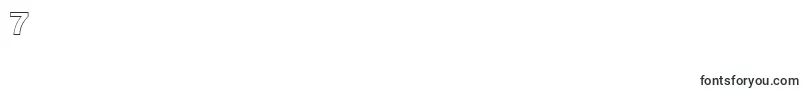 Police CyrveticaExtraOutline – polices chiffre 7
