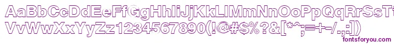 CyrveticaExtraOutline Font – Purple Fonts