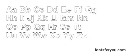CyrveticaExtraOutline-fontti
