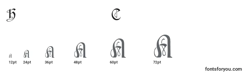 HorstcapsCaps Font Sizes