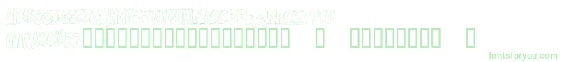 OnTheEdge-Schriftart – Grüne Schriften