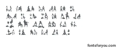 Womansilhouettes Font
