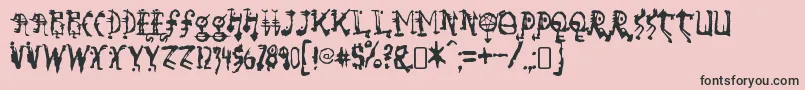 More about SorundownRegular Font SorundownRegular Font – Black Fonts on Pink Background
