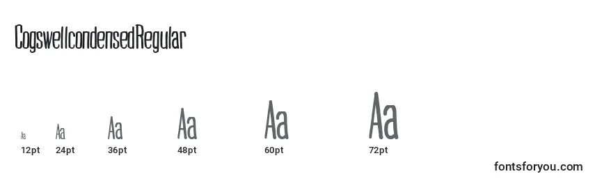 CogswellcondensedRegular Font Sizes