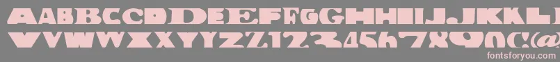 BuildingBloc Font – Pink Fonts on Gray Background