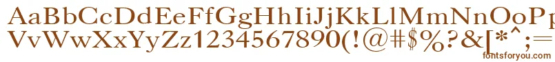 Saiba mais sobre a fonte UkCaslon Fonte UkCaslon – fontes marrons em um fundo branco