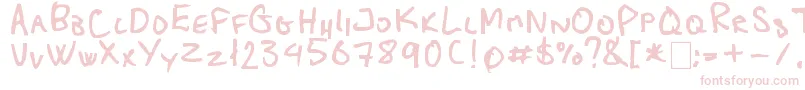 Шрифт Gunnar – розовые шрифты