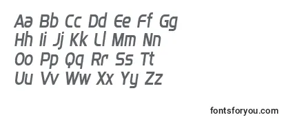 Sffourchecondenseditalic Font