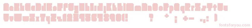 Brankokockica-fontti – vaaleanpunaiset fontit