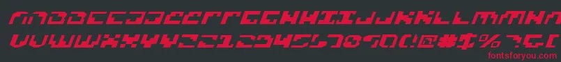 Xenov2ei Font – Red Fonts on Black Background