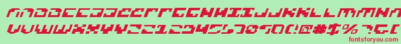 Xenov2ei Font – Red Fonts on Green Background