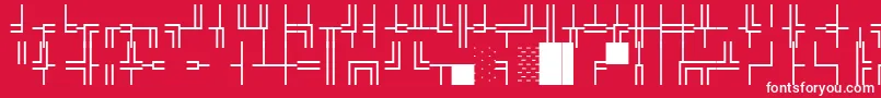 Wpco03n Font – White Fonts on Red Background
