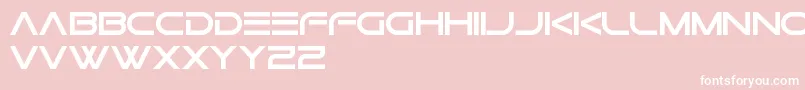GtekNovaFreePromo Font – White Fonts on Pink Background