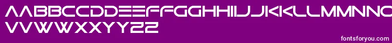 GtekNovaFreePromo-Schriftart – Weiße Schriften auf violettem Hintergrund