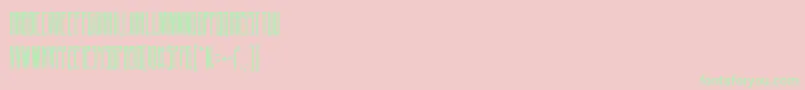 ADashOfSalt Font – Green Fonts on Pink Background