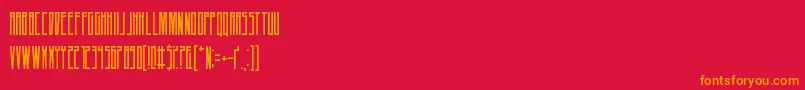 ADashOfSalt Font – Orange Fonts on Red Background