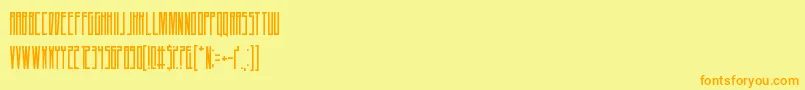 ADashOfSalt Font – Orange Fonts on Yellow Background