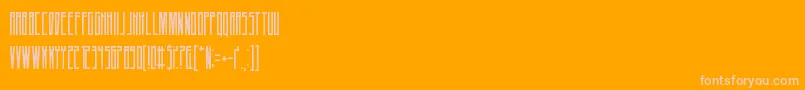ADashOfSalt Font – Pink Fonts on Orange Background